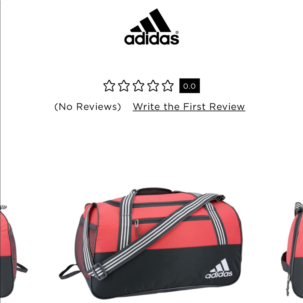 Grey/ pink addidas gym duffel bag ACCEPTING OFFERS